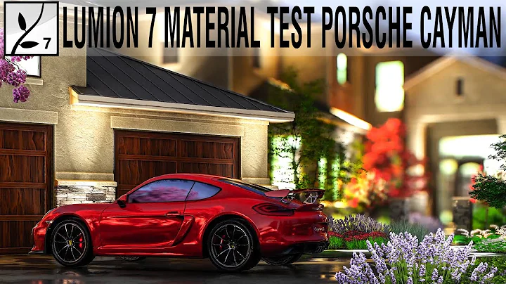 Lumion 7 Car Materials Test : 2016 Porsche Cayman