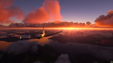 Microsoft Flight Simulator - TBM930 full ILS/LOC approach - EGGP to EGHH - no commentary