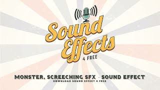 Monster, Screeching SFX - Sound Effect by Sound Effects 4F 156 views 2 years ago 2 seconds