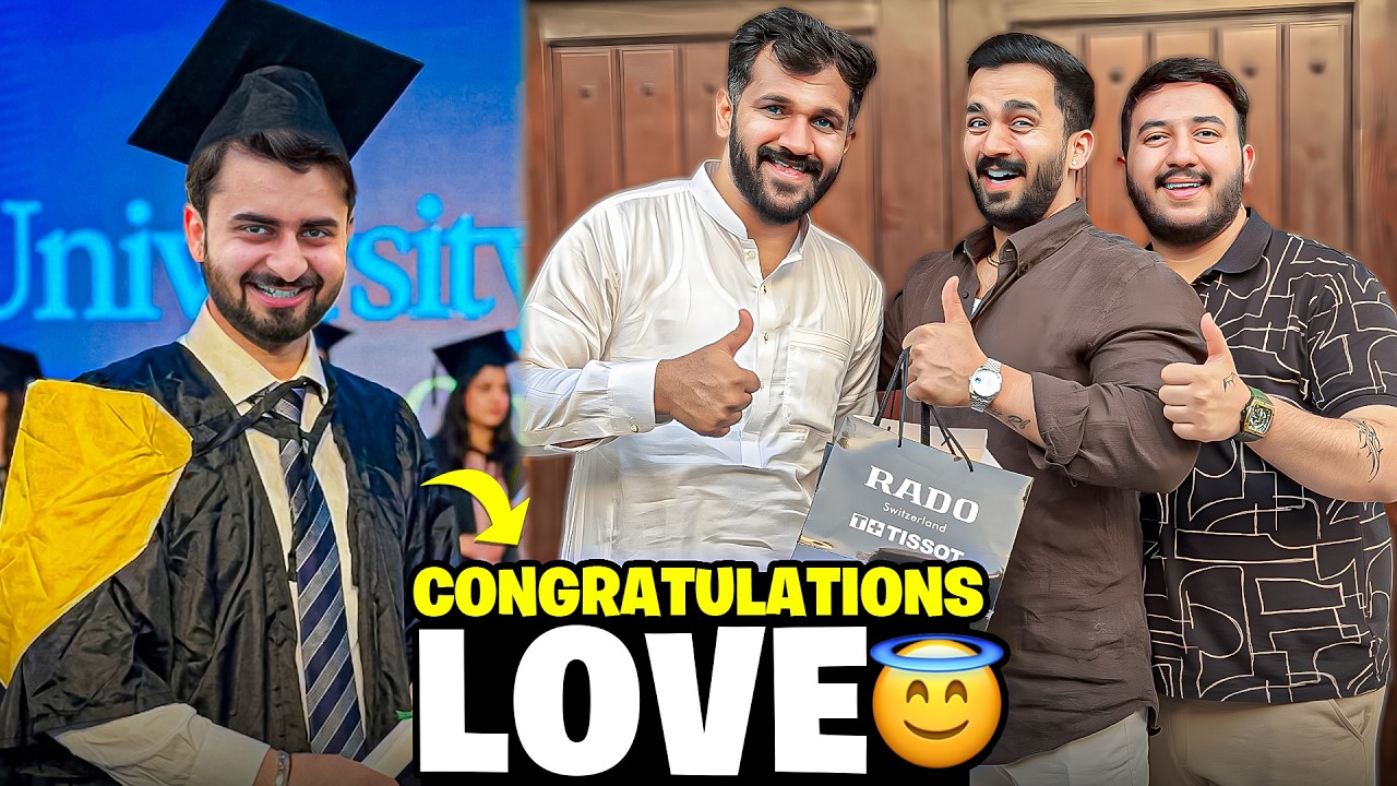 Finally Haider’s Convocation👨‍🎓Shah Gee Gone emotional😭