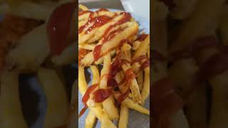 A Quick U0026 Easy Monday Night Dinner At Home Buffalo Popcorn Chicken U0026 Cajun French Fries