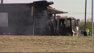Garbage Truck fire in front of Home Depot Ace's Real Life Vlogs