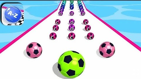 AZ Run Gameplay All Levels iOS,Android Walkthrough Mobile Game Ball Run New Update Pro Level YEMNAL