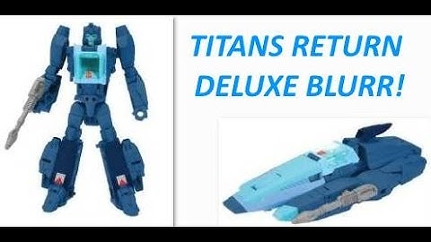 Transformers: Titans Return Blurr FIRST CLEAR PICTURES!