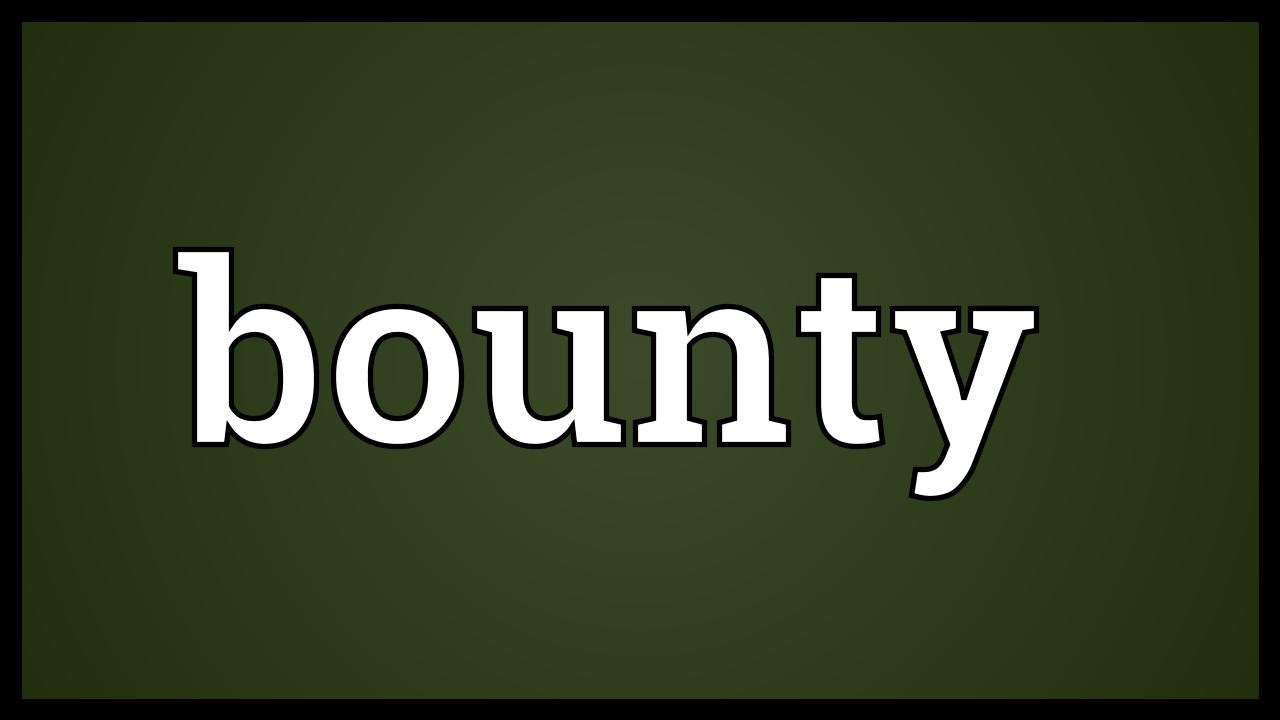 Bounty Meaning - YouTube

