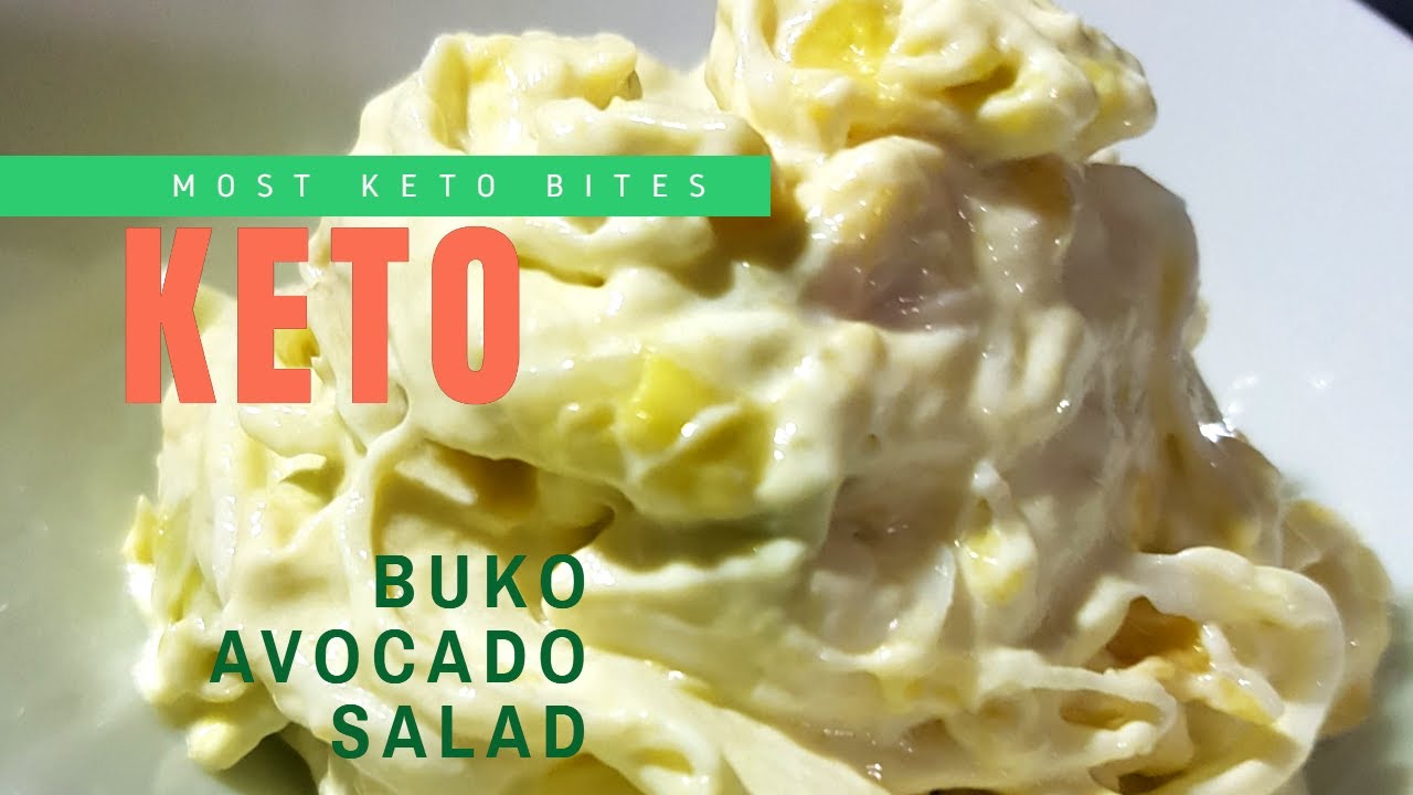 Easy Keto Dessert Buko Avocado Salad YouTube