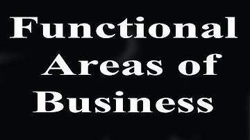 Functional areas of Business