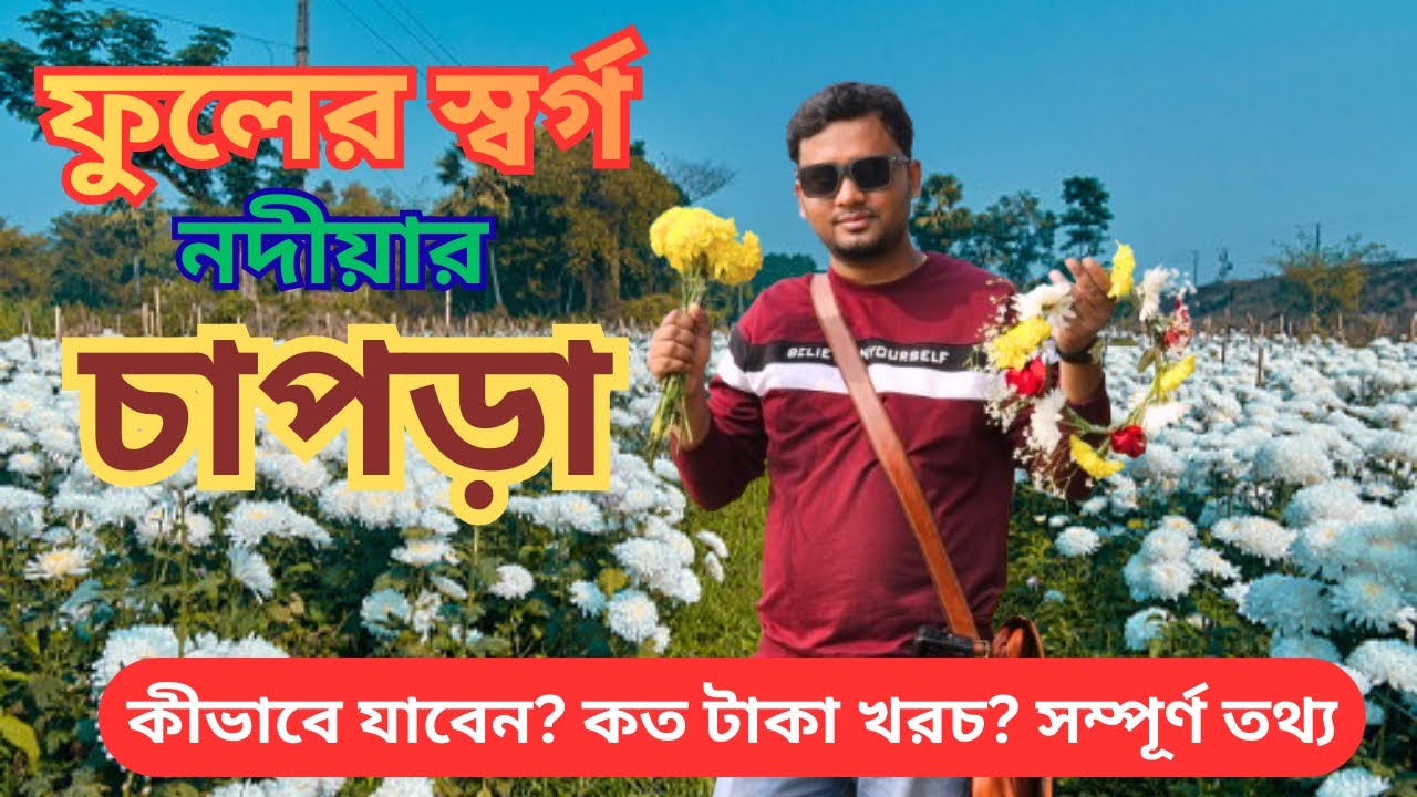 ফুলের স্বর্গরাজ্য চাপড়া | Ranaghat Chapra Flower Garden2026 | Chapra Flower Vally | Ranaghat Chapra