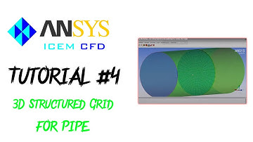 ANSYS ICEM CFD How To Make | Every Monday | 3D Structured Grid (Refined O Grid) for Pipe
