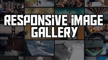Responsive Image Gallery With HTML & CSS(no media queries)