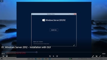 01. Windows Server 2012 | Installation with GUI