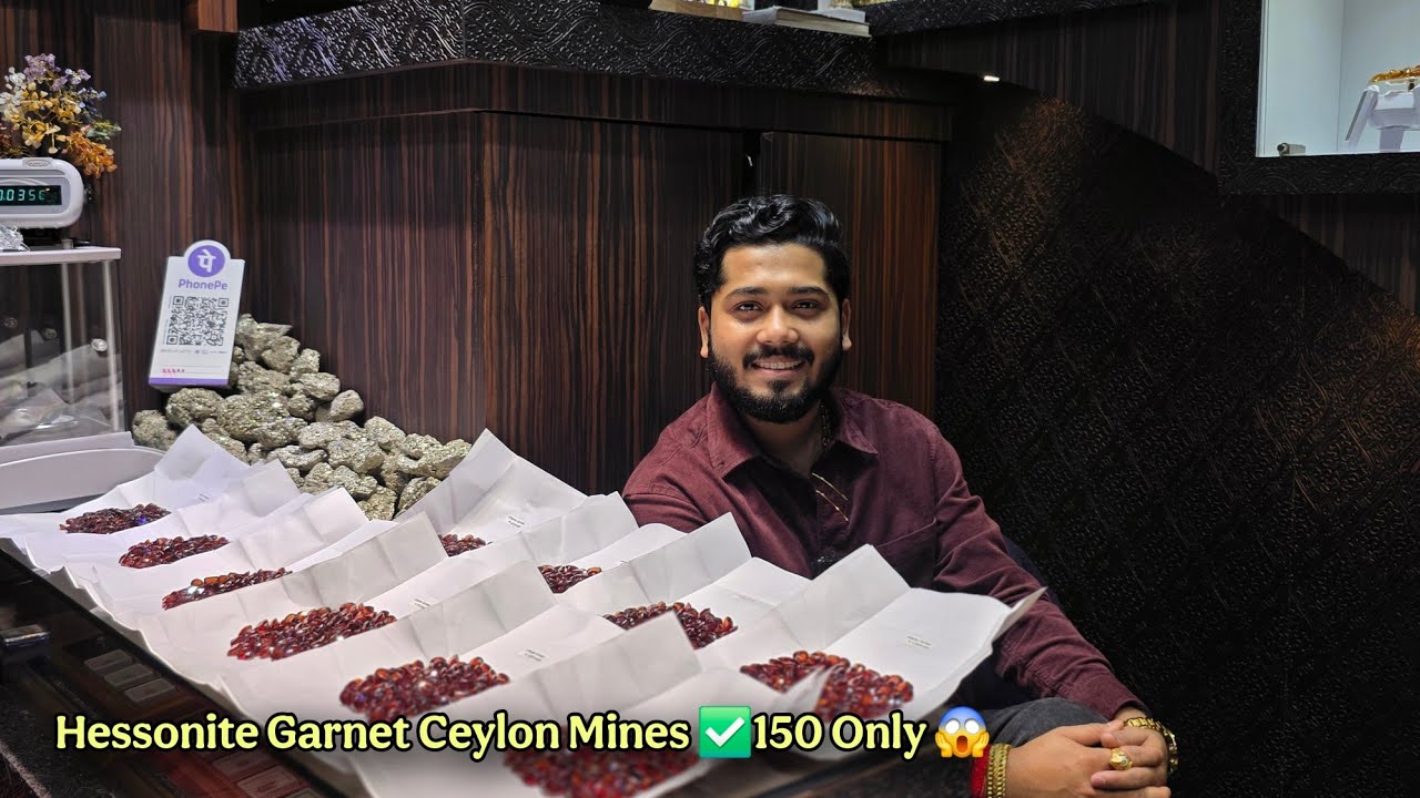 Hessonite Garnet Stone Use benifit New price Details ✅5rs starting price ✅ Natural Ceylon Gomed 💥