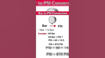 Bar to PSI Conversion #airconditioning