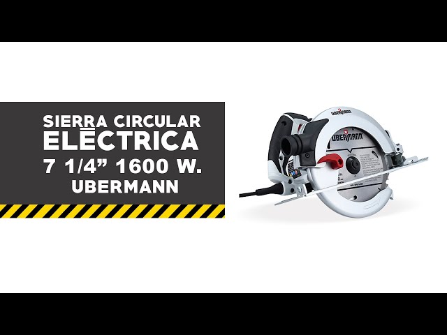 Sierra circular eléctrica 7 1/4 1600W