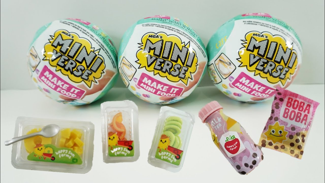 Mini Verse Cafe Series 2 Make It Mini Food DIY Resin Kits ~ Unboxing &  Review 