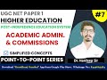 7. Academic Administration &amp; Commissions | UGC-NET Paper 1 | Dr. Hardeep Sir @KrantikunjGurukul