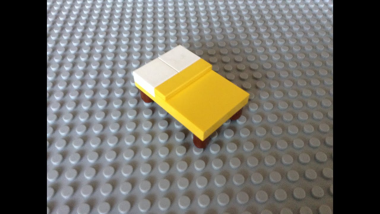 Tutorial ️ How to make a LEGO bed (Easy) - YouTube