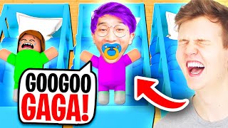 LANKYBOX Become BABIES In ROBLOX TWILIGHT DAYCARE! (FUNNIEST MOMENTS!)