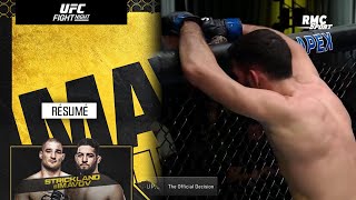 UFC : Résumé de la défaite frustrante d'Imavov face à Strickland