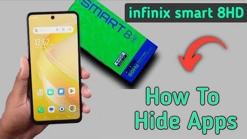 How to hide apps in infinix smart 8HD, unhide apps settings, set privacy password, hidden settings