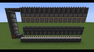 Minecraft 1 block wide block conveyor screenshot 2