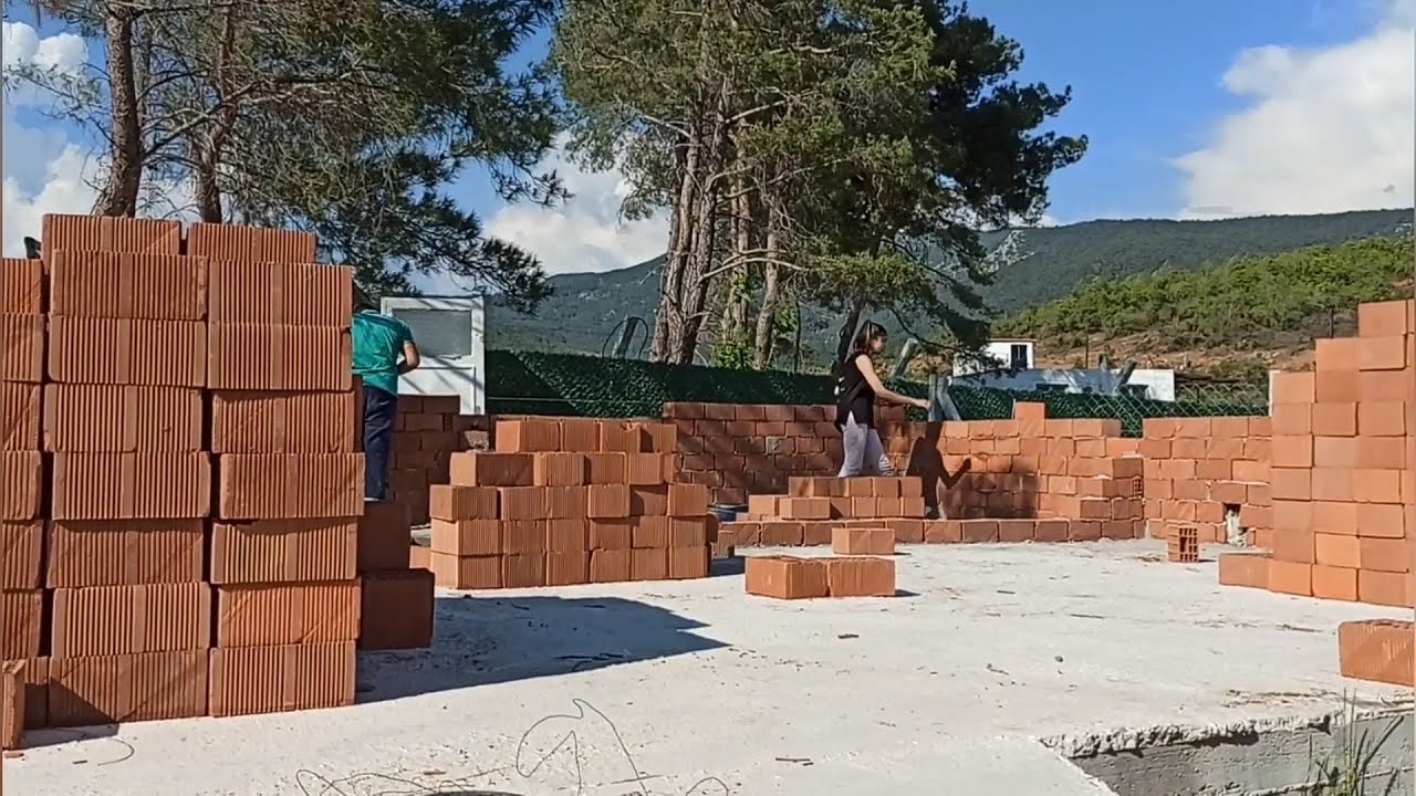 Şehirden köye göç#Evimizi kendimiz yapıyoruz # 1