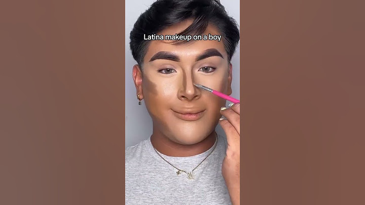 Latina makeup on a boy #shorts #latinamakeup