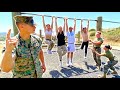 Famous Youtubers vs Military Obstacle Course!