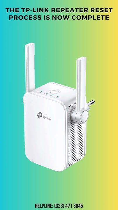 Resetting any TP Link Wifi Extender TPLink Repeater Reset YouTube
