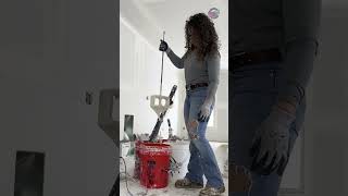 Let’s install some tape on bead! Super fast, my favorite to coat and install. #work #trades #shorts