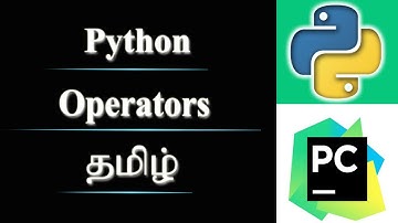 Operators Using Python in Tamil