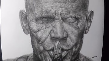 CABLE (Josh Brolin): time lapse drawing