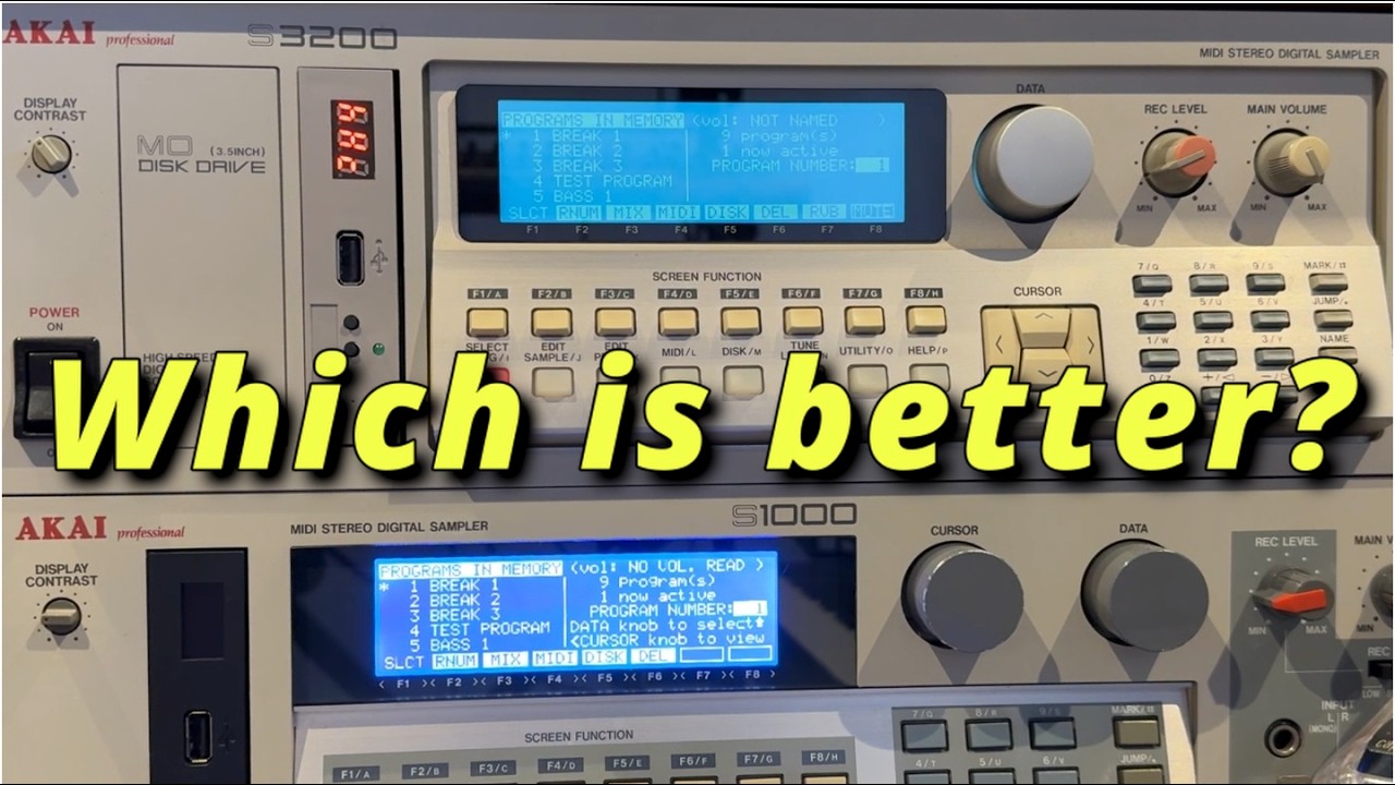 AKAI S3200 Has Arrived! OS v2 ROM Upgrade, MESA II & S1000 Sound