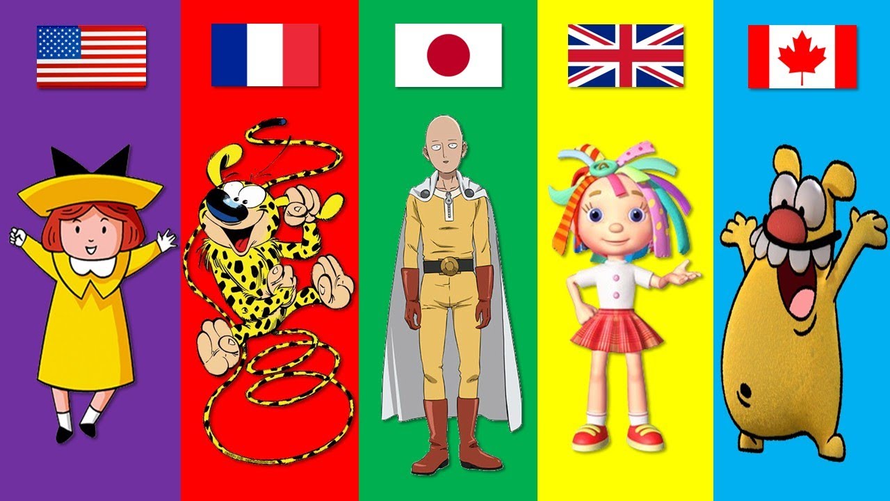 Cartoons From Different Countries | Pt.54 - YouTube
