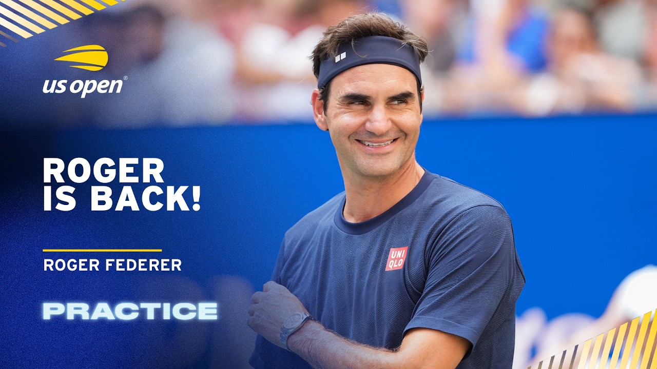 Roger Federer Returns! | Practice Session | 2026 US Open