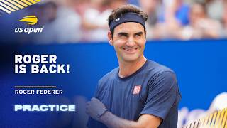 Roger Federer Returns! | Practice | 2026 US Open