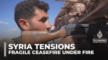 Tensions rise as Syrian forces and Kurdish fighters clash amid fragile ceasefire