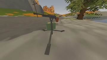 Unturned-Style DP28 - Modelling in Blender