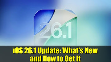 iOS 26.1 Update: What