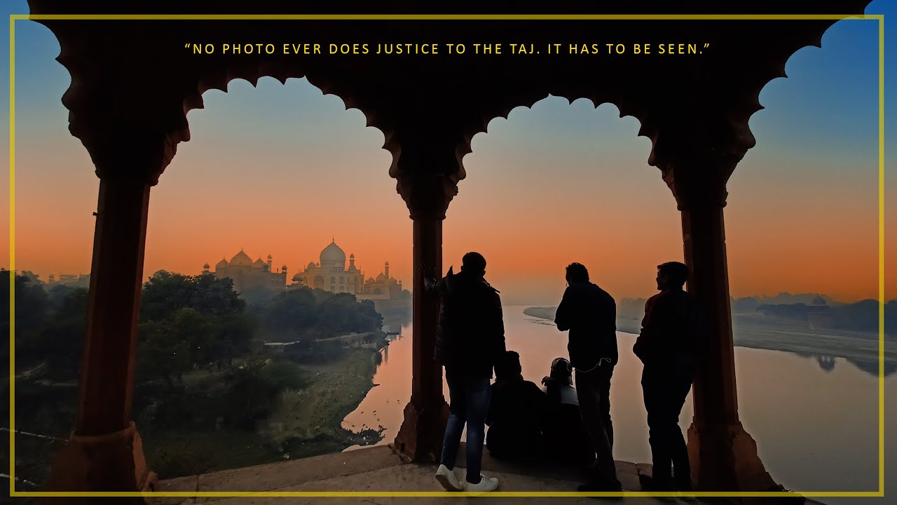 "AGRA" - A Day At TAJ With Friends