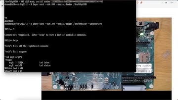 Remotely Send/Receive Serial Commands To The Shell of an Embedded Device