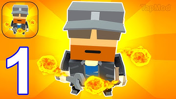 Craft Hero: Blob Zombie Killer - Gameplay Walkthrough Part 1 Tutorial Chapter 1 (iOS,Android)