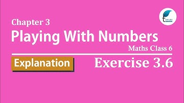 NCERT Solutions for Class 6 Maths Chapter 3 Exercise  3.6
