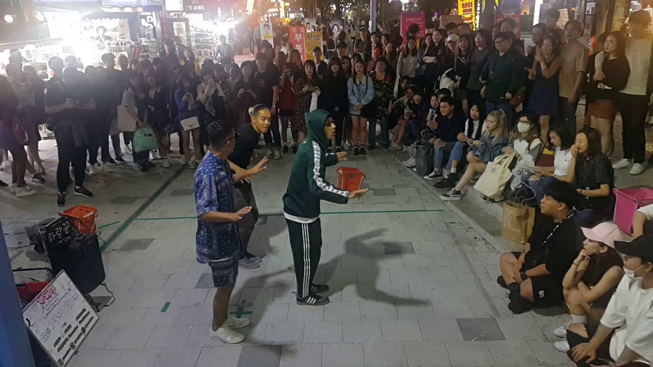 [하람꾼☆즉석게스트] 세계적인 얼반댄스팀 ☆QUICK CREW (퀵크루)☆ 홍대버스킹 20170925월 [HONGDAE KPOP STREET DANCE BUSKING]