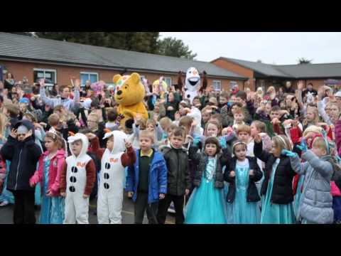 Firfield Primary School 'Let it go Flashmob' for Children in Need