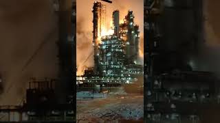 Взрыв на Амурском газоперерабатывающем заводе #АГПЗ #Свободный #Путин #амурскаяобласть #россия #рф