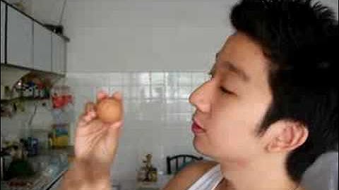 Take 2: How To Blow Off The Shell Of A Hard Boiled Egg