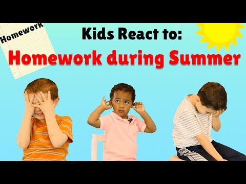 kids'-funny-reactions-to-having-to-do-homework-over-the-summer!