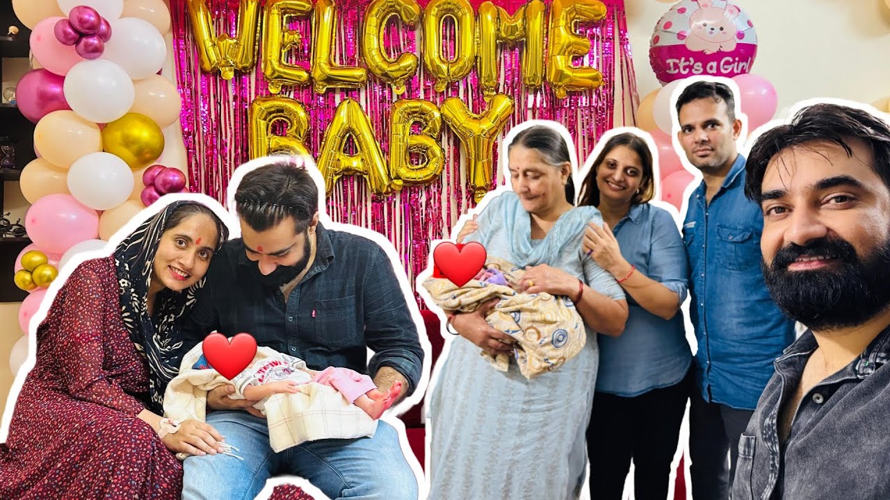 Hamare ghar aayi ek nanhi Pari *Welcome Home Princess ❤️*