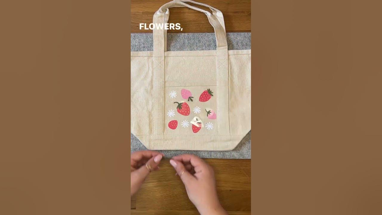 HOW TO APPLY HEAT TRANSFER VINYL TO A TOTE BAG: Spectrum, Holo